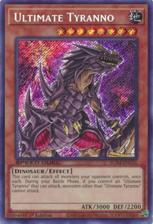 Ultimate Tyranno (Secret Rare) [SGX4-ENC01] Secret Rare | Deep Dive Games St. Marys