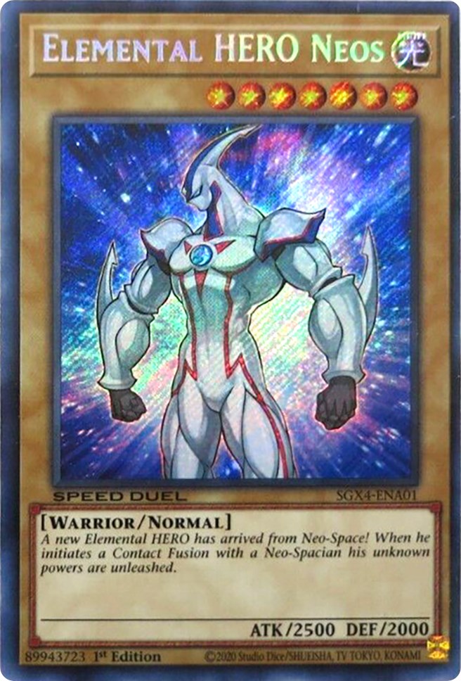 Elemental HERO Neos (Secret Rare) [SGX4-ENA01] Secret Rare | Deep Dive Games St. Marys