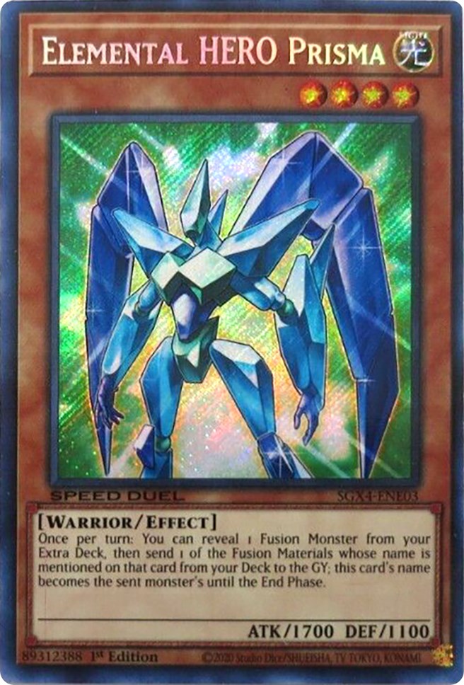 Elemental HERO Prisma (Secret Rare) [SGX4-ENE03] Secret Rare | Deep Dive Games St. Marys