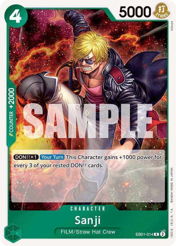 Sanji [Extra Booster: Memorial Collection] | Deep Dive Games St. Marys