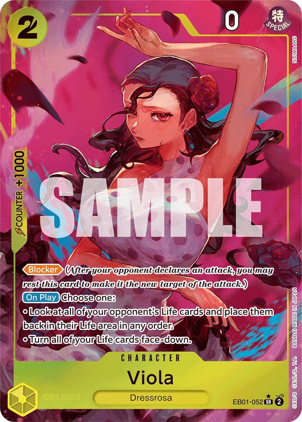 Viola (Alternate Art) [Extra Booster: Memorial Collection] | Deep Dive Games St. Marys