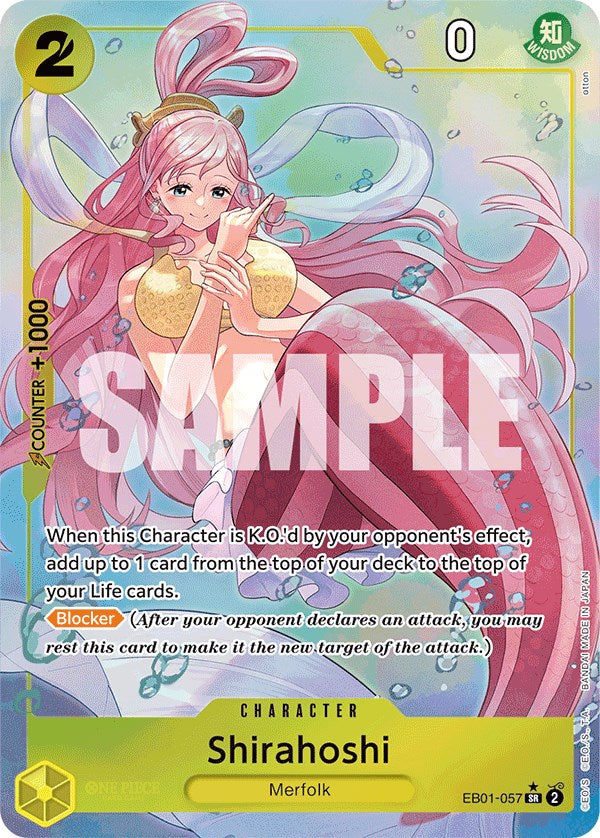 Shirahoshi (Alternate Art) [Extra Booster: Memorial Collection] | Deep Dive Games St. Marys