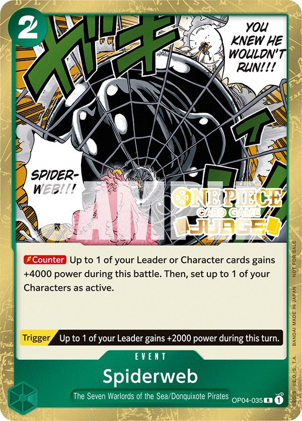 Spiderweb (Judge Pack Vol. 3) [One Piece Promotion Cards] | Deep Dive Games St. Marys