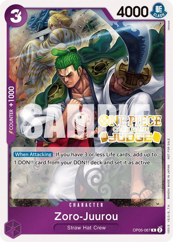 Zoro-Juurou (Judge Pack Vol. 3) [One Piece Promotion Cards] | Deep Dive Games St. Marys