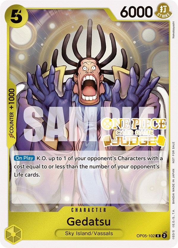 Gedatsu (Judge Pack Vol. 3) [One Piece Promotion Cards] | Deep Dive Games St. Marys