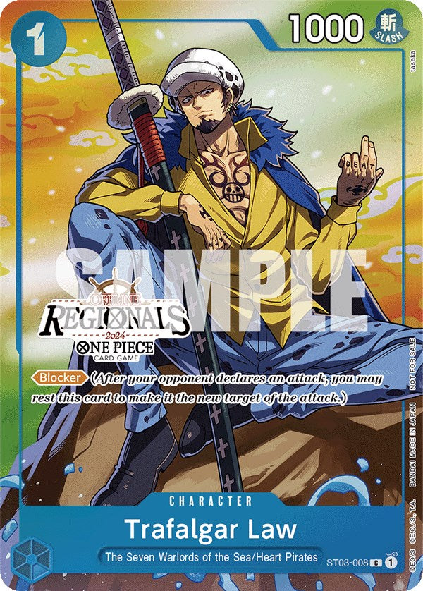 Trafalgar Law (Offline Regional 2024 Vol. 2) [Participant] [One Piece Promotion Cards] | Deep Dive Games St. Marys