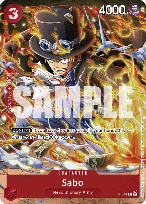 Sabo (Event Pack Vol. 4) [One Piece Promotion Cards] | Deep Dive Games St. Marys