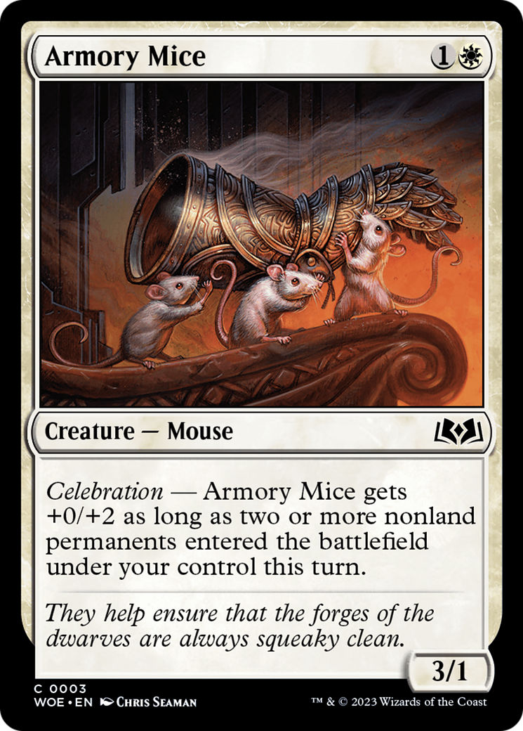 Armory Mice [Wilds of Eldraine] | Deep Dive Games St. Marys