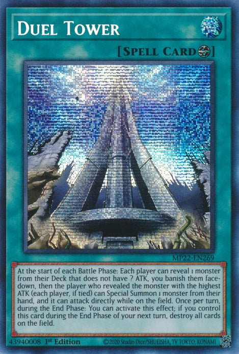 Duel Tower [MP22-EN269] Prismatic Secret Rare | Deep Dive Games St. Marys