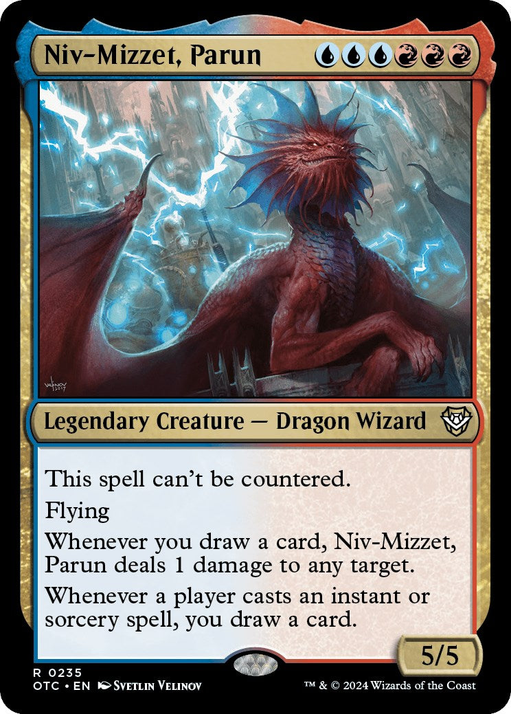 Niv-Mizzet, Parun [Outlaws of Thunder Junction Commander] | Deep Dive Games St. Marys