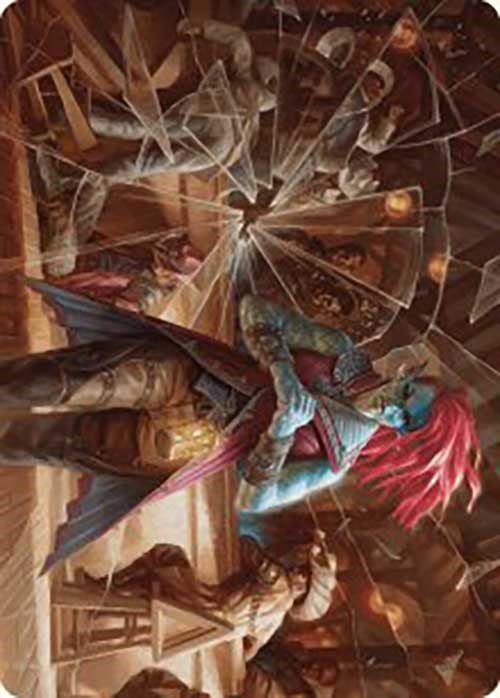 Obeka, Splitter of Seconds Art Card [Outlaws of Thunder Junction Art Series] | Deep Dive Games St. Marys