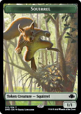 Insect // Squirrel Double-Sided Token [Dominaria Remastered Tokens] | Deep Dive Games St. Marys