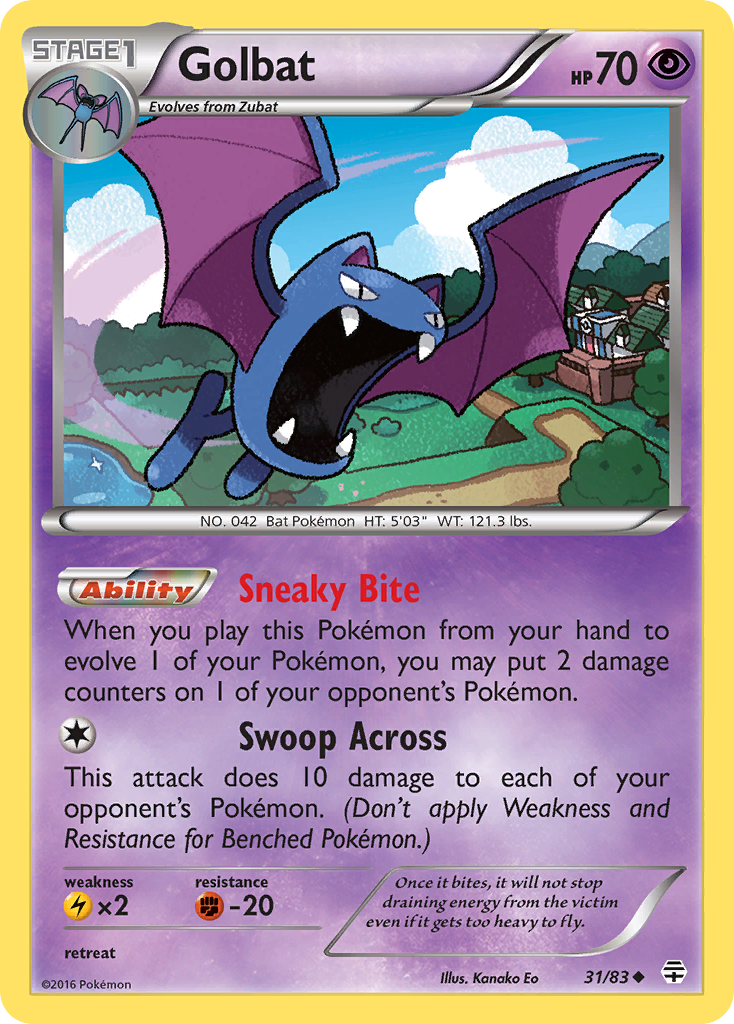 Golbat (31/83) [XY: Generations] | Deep Dive Games St. Marys