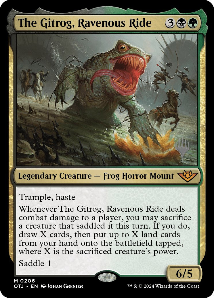 The Gitrog, Ravenous Ride (Promo Pack) [Outlaws of Thunder Junction Promos] | Deep Dive Games St. Marys