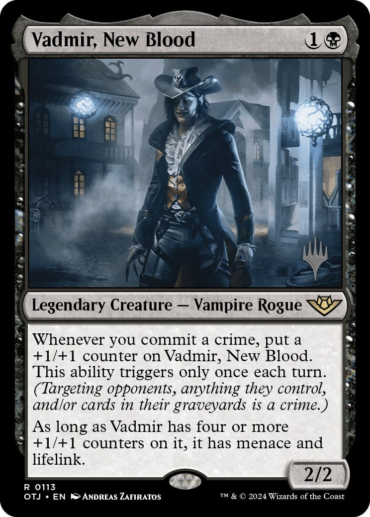 Vadmir, New Blood (Promo Pack) [Outlaws of Thunder Junction Promos] | Deep Dive Games St. Marys