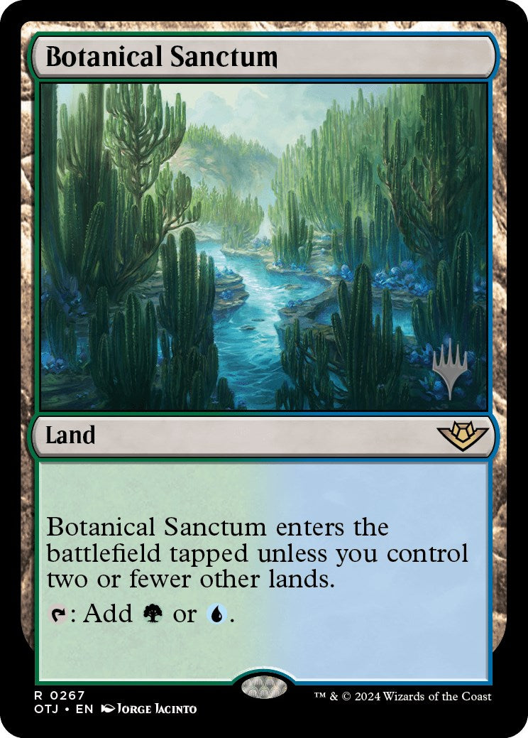 Botanical Sanctum (Promo Pack) [Outlaws of Thunder Junction Promos] | Deep Dive Games St. Marys