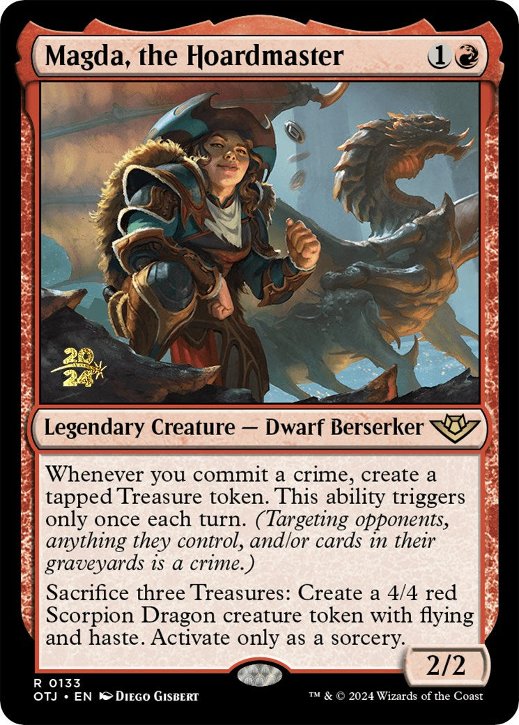 Magda, the Hoardmaster [Outlaws of Thunder Junction Prerelease Promos] | Deep Dive Games St. Marys