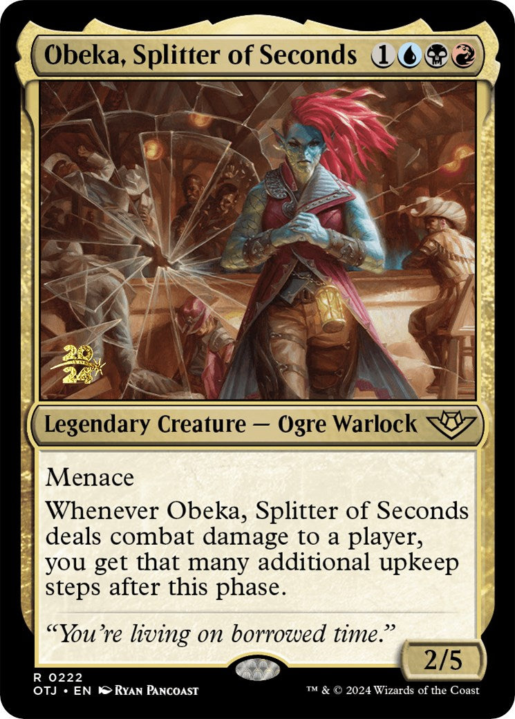 Obeka, Splitter of Seconds [Outlaws of Thunder Junction Prerelease Promos] | Deep Dive Games St. Marys