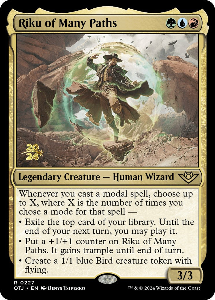 Riku of Many Paths [Outlaws of Thunder Junction Prerelease Promos] | Deep Dive Games St. Marys