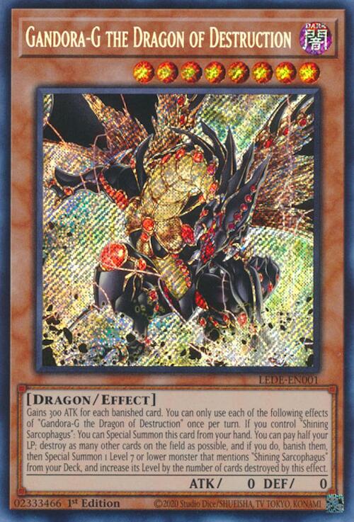 Gandora-G the Dragon of Destruction [LEDE-EN001] Secret Rare | Deep Dive Games St. Marys