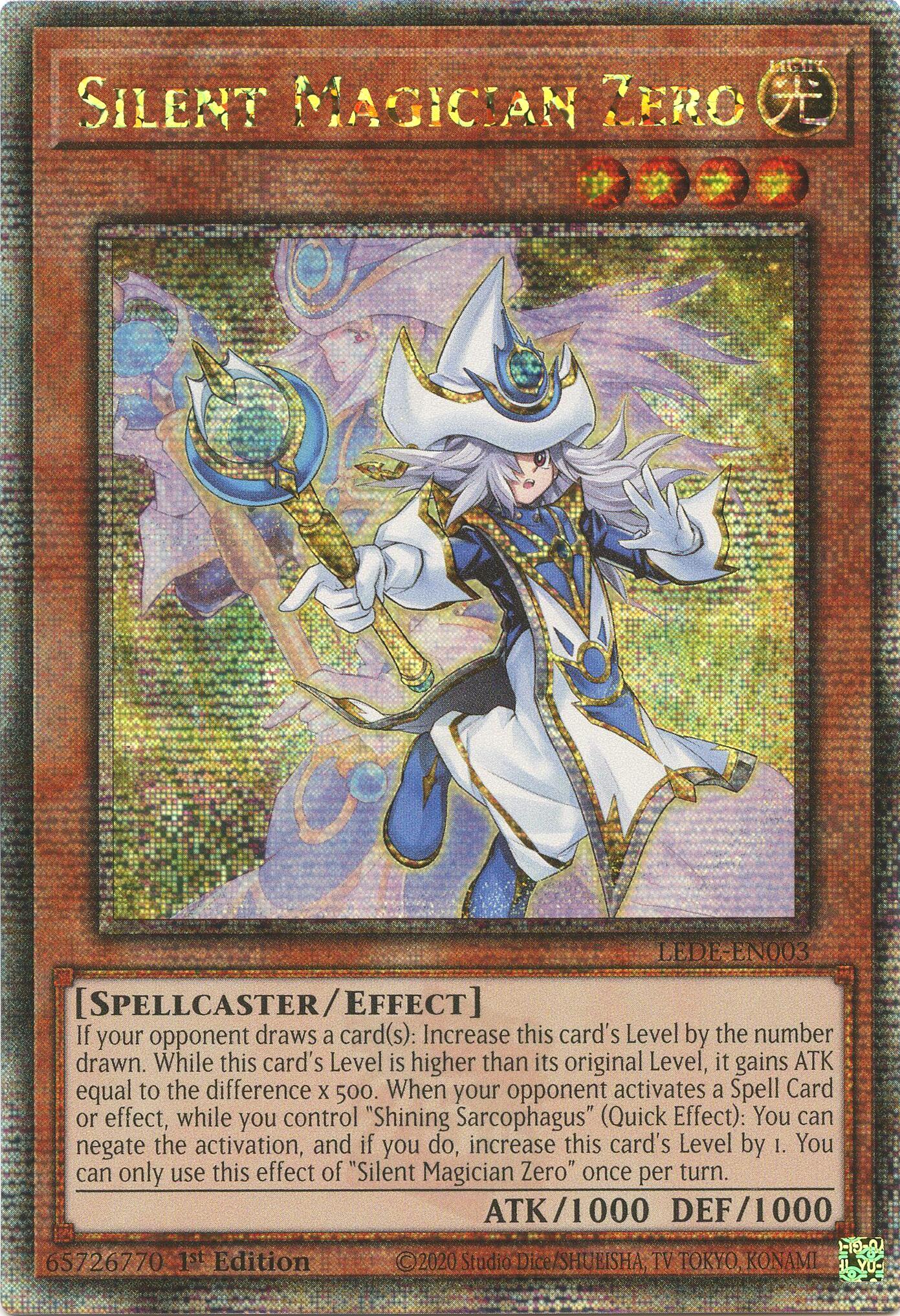 Silent Magician Zero [LEDE-EN003] Quarter Century Secret Rare | Deep Dive Games St. Marys