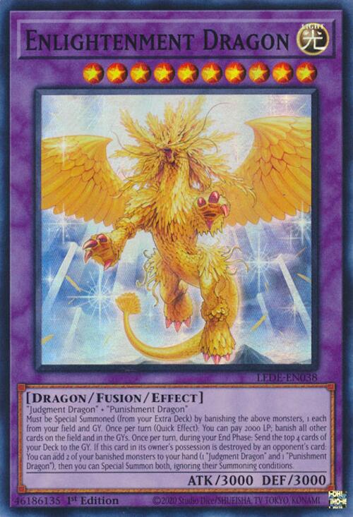 Enlightenment Dragon [LEDE-EN038] Super Rare | Deep Dive Games St. Marys