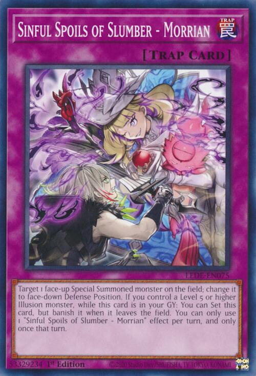 Sinful Spoils of Slumber - Morrian [LEDE-EN075] Common | Deep Dive Games St. Marys