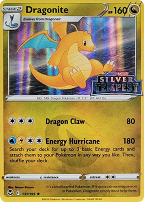 Dragonite (131/195) (Silver Tempest Stamped) [Sword & Shield: Silver Tempest] | Deep Dive Games St. Marys