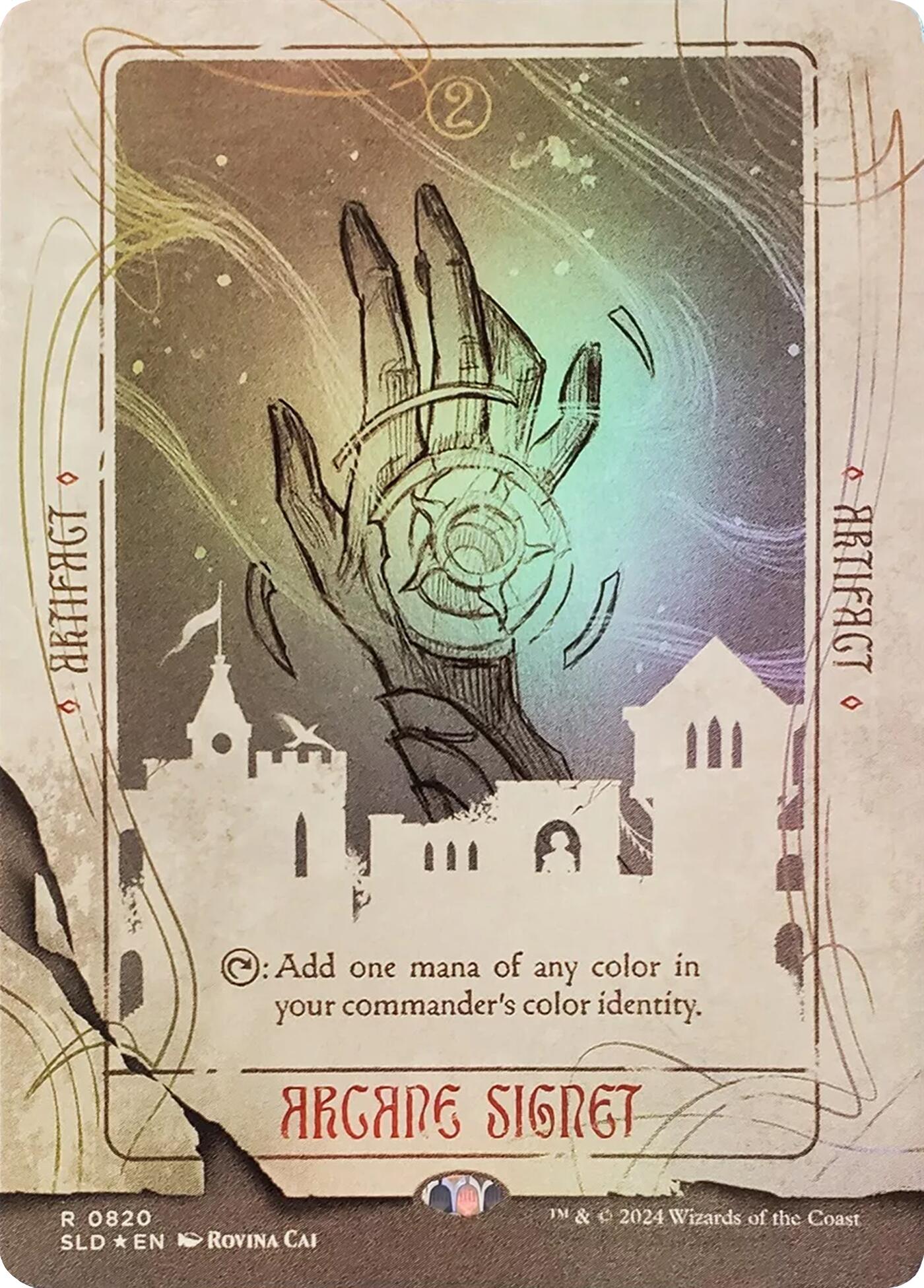 Arcane Signet (0820) (Rainbow Foil) [Secret Lair Drop Series] | Deep Dive Games St. Marys