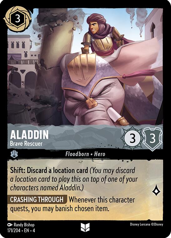 Aladdin - Brave Rescuer (171/204) [Ursula's Return] | Deep Dive Games St. Marys