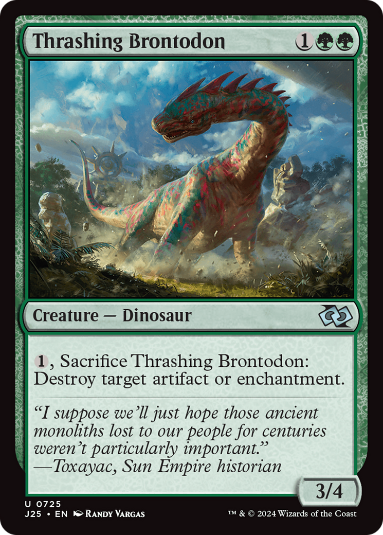 Thrashing Brontodon [Foundations Jumpstart] | Deep Dive Games St. Marys