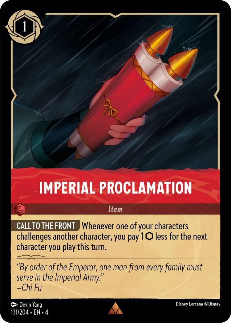 Imperial Proclamation (131/204) [Ursula's Return] | Deep Dive Games St. Marys