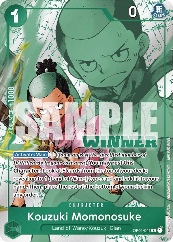 Kouzuki Momonosuke (Winner Pack Vol. 7) [One Piece Promotion Cards] | Deep Dive Games St. Marys