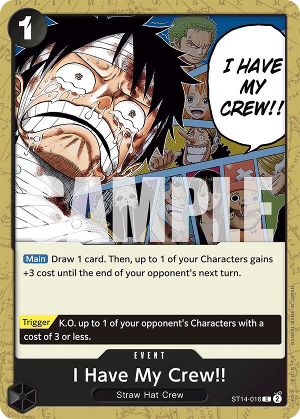 I Have My Crew!! [Starter Deck: 3D2Y] | Deep Dive Games St. Marys