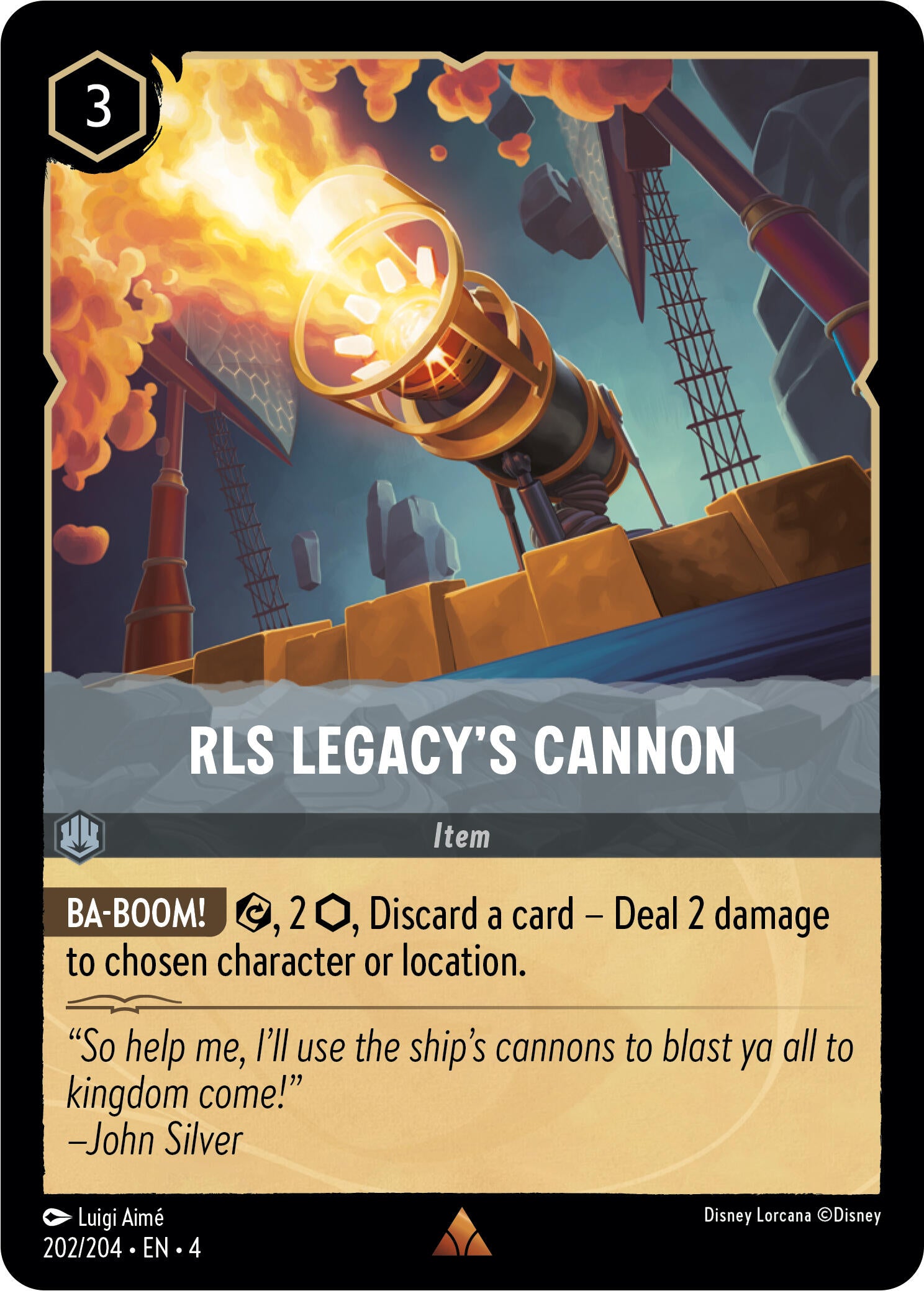 RLS Legacy's Cannon (202/204) [Ursula's Return] | Deep Dive Games St. Marys