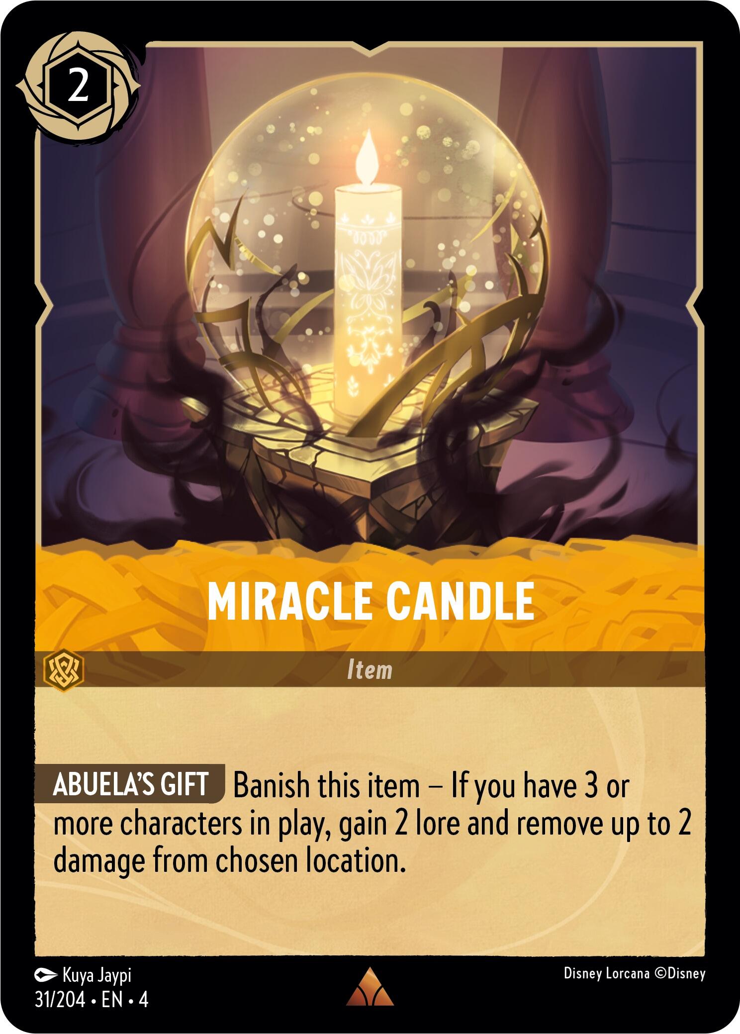 Miracle Candle (31/204) [Ursula's Return] | Deep Dive Games St. Marys