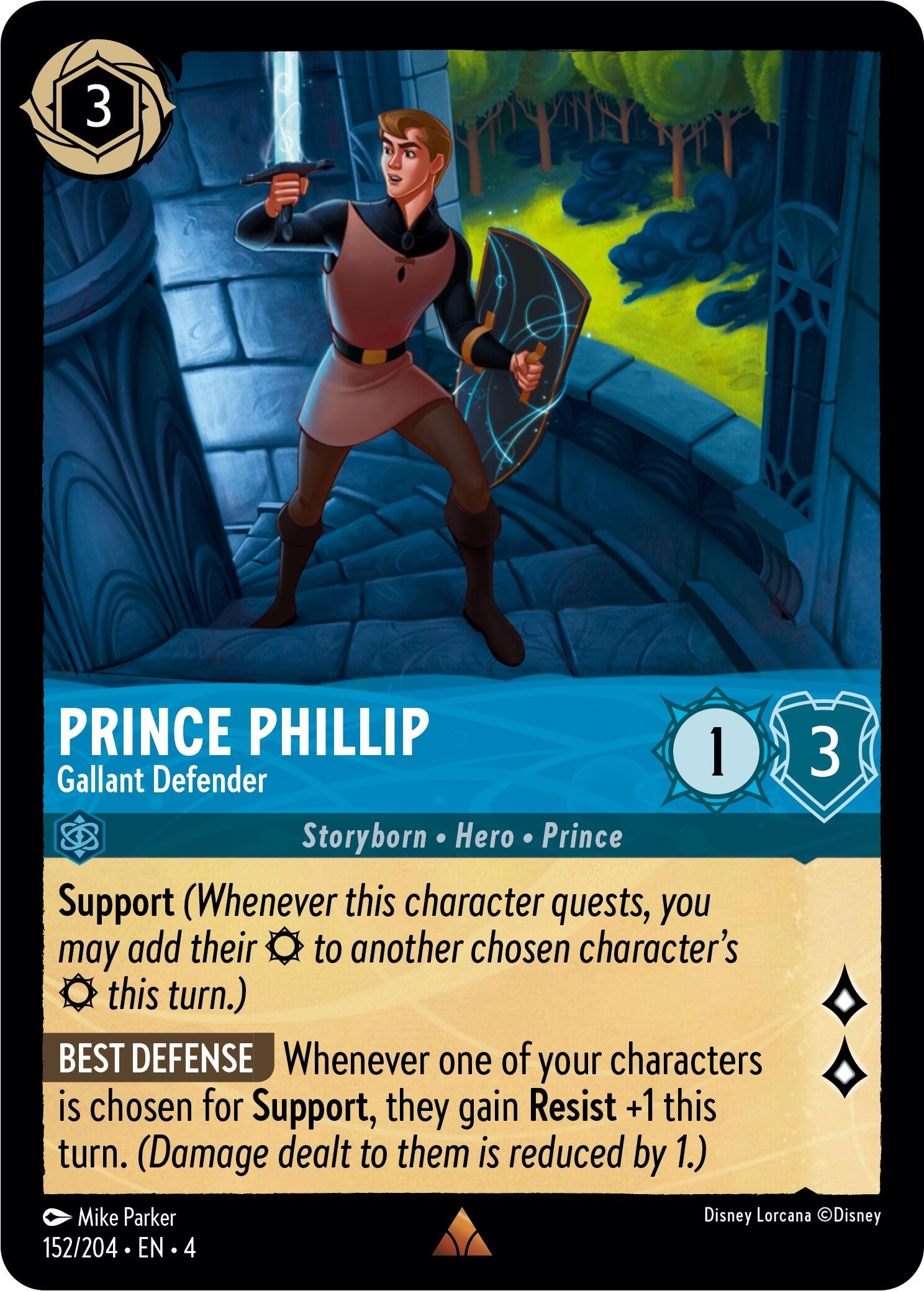 Prince Phillip - Gallant Defender (152/204) [Ursula's Return] | Deep Dive Games St. Marys
