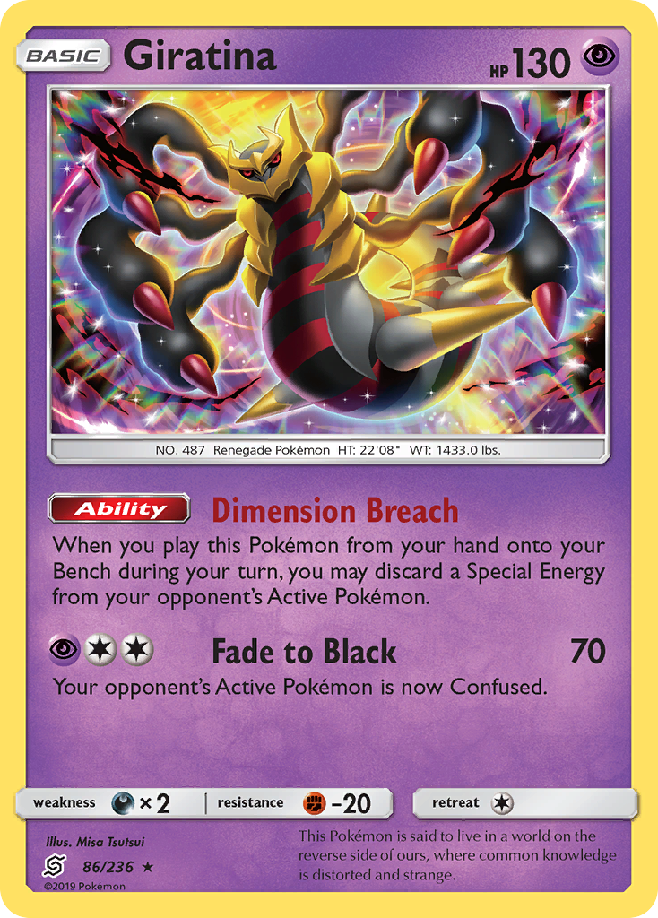 Giratina (86/236) [Sun & Moon: Unified Minds] | Deep Dive Games St. Marys