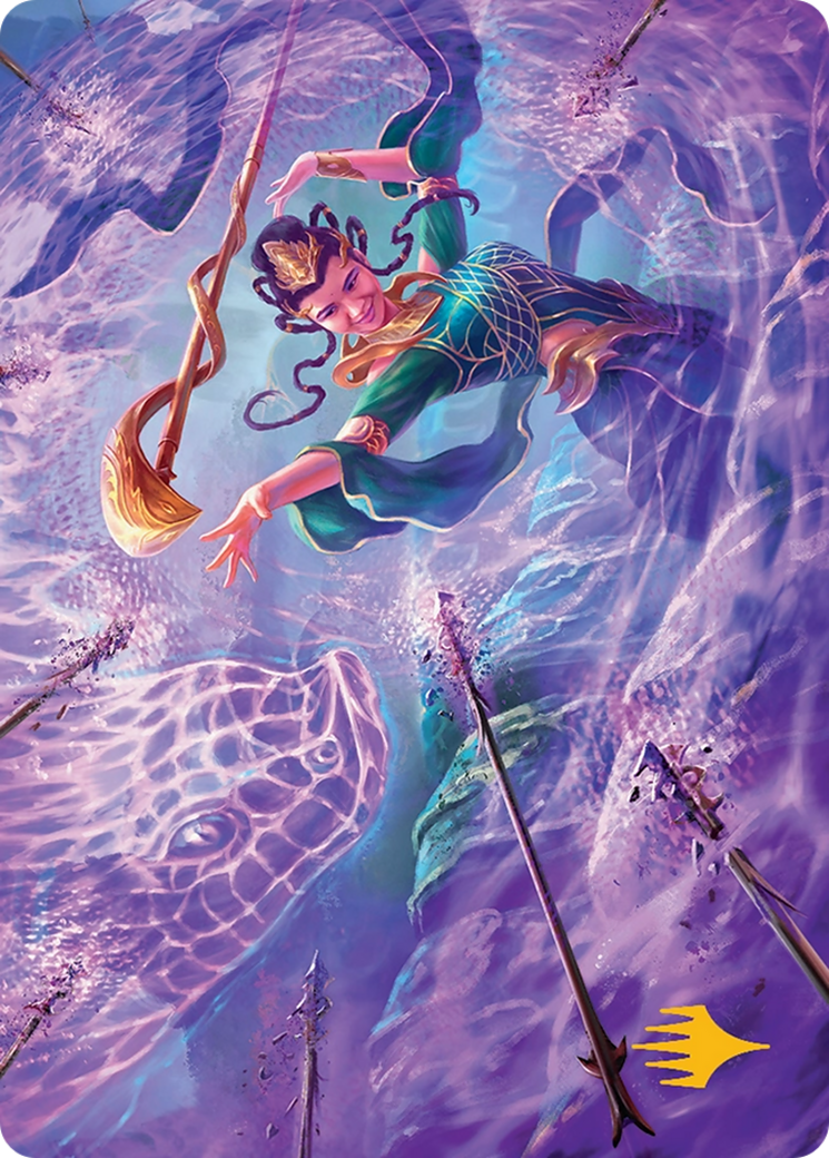 Snakeskin Veil Art Card (19/54) [Tarkir: Dragonstorm Art Series] | Deep Dive Games St. Marys