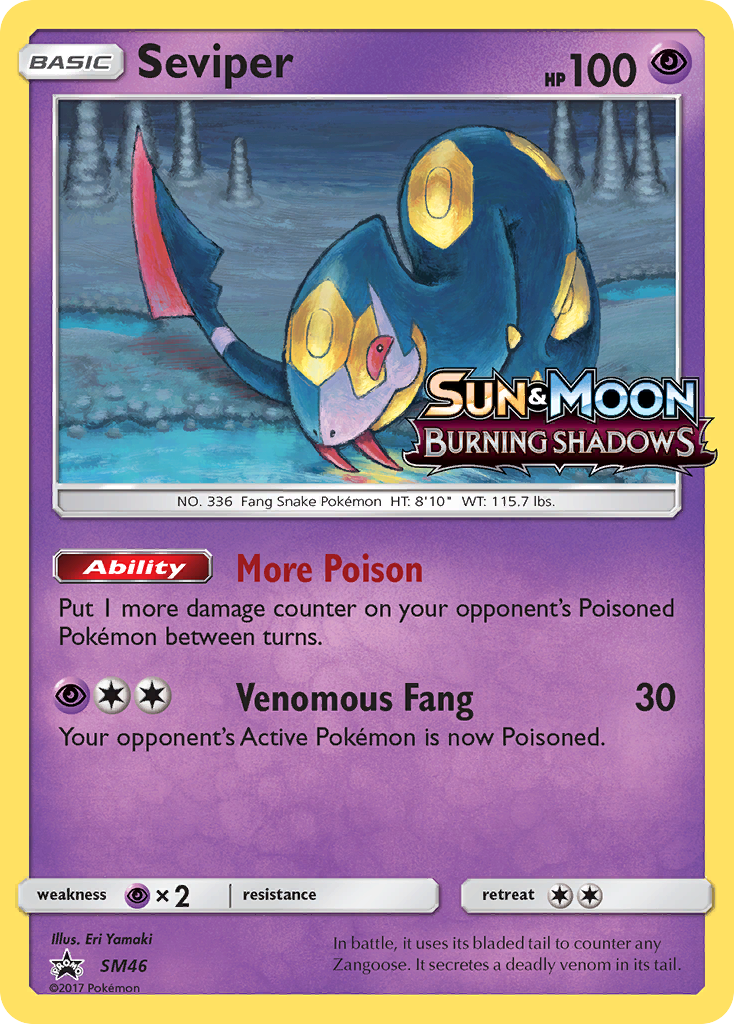 Seviper (SM46) [Sun & Moon: Black Star Promos] | Deep Dive Games St. Marys