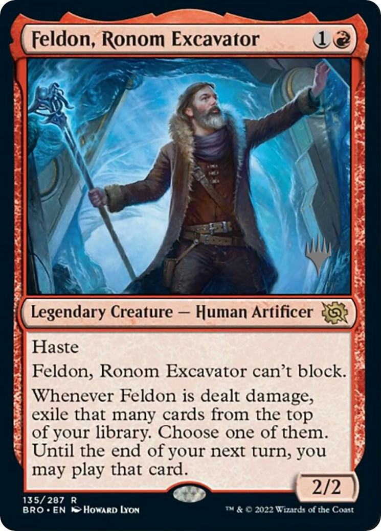 Feldon, Ronom Excavator (Promo Pack) [The Brothers' War Promos] | Deep Dive Games St. Marys