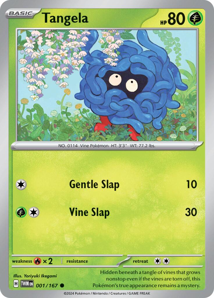 Tangela (001/167) [Scarlet & Violet: Twilight Masquerade] | Deep Dive Games St. Marys