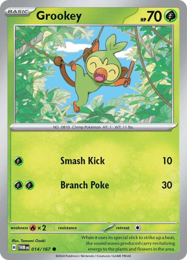 Grookey (014/167) [Scarlet & Violet: Twilight Masquerade] | Deep Dive Games St. Marys