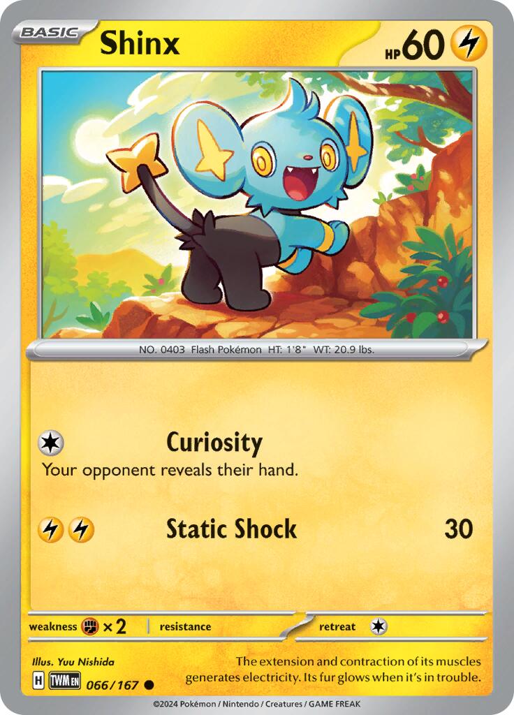 Shinx (066/167) [Scarlet & Violet: Twilight Masquerade] | Deep Dive Games St. Marys