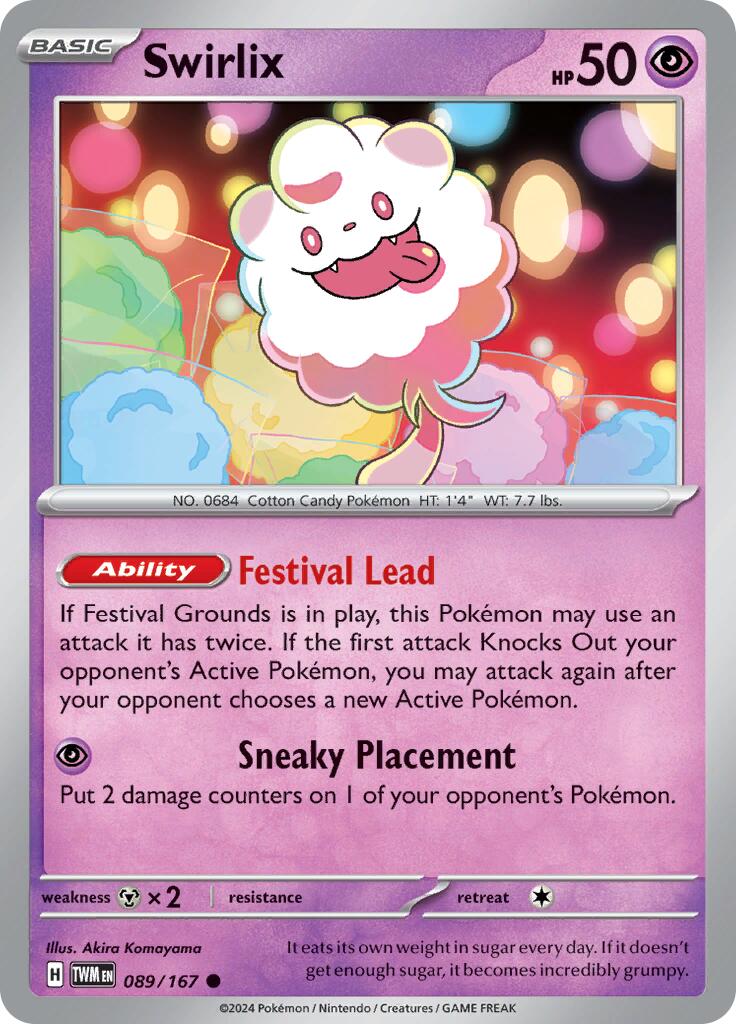 Swirlix (089/167) [Scarlet & Violet: Twilight Masquerade] | Deep Dive Games St. Marys