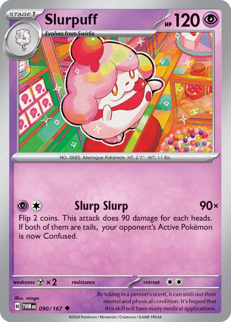 Slurpuff (090/167) [Scarlet & Violet: Twilight Masquerade] | Deep Dive Games St. Marys