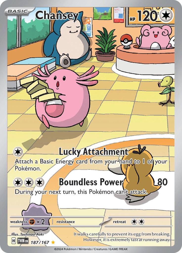 Chansey (187/167) [Scarlet & Violet: Twilight Masquerade] | Deep Dive Games St. Marys