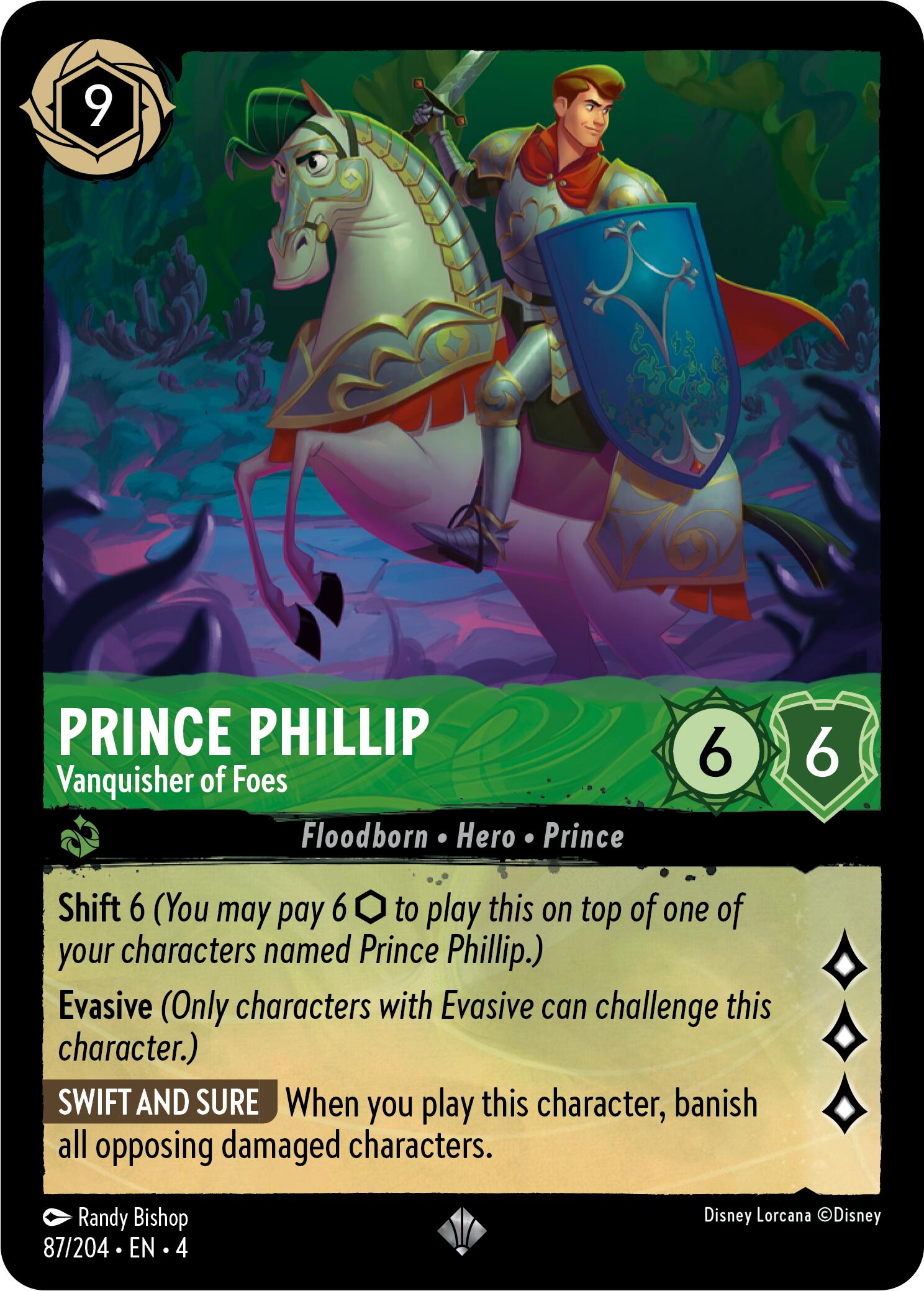Prince Phillip - Vanquisher of Foes (87/204) [Ursula's Return] | Deep Dive Games St. Marys
