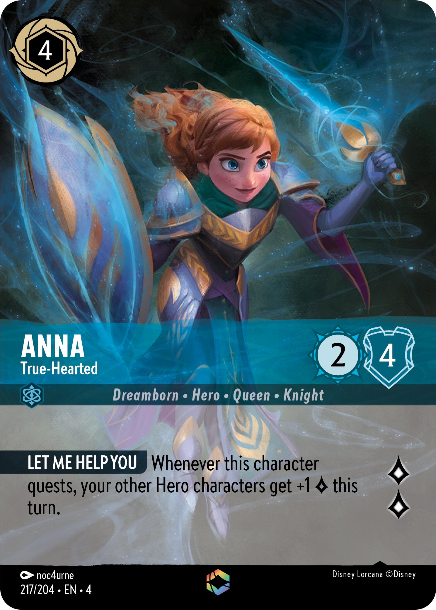 Anna - True-Hearted (Enchanted) (217/204) [Ursula's Return] | Deep Dive Games St. Marys