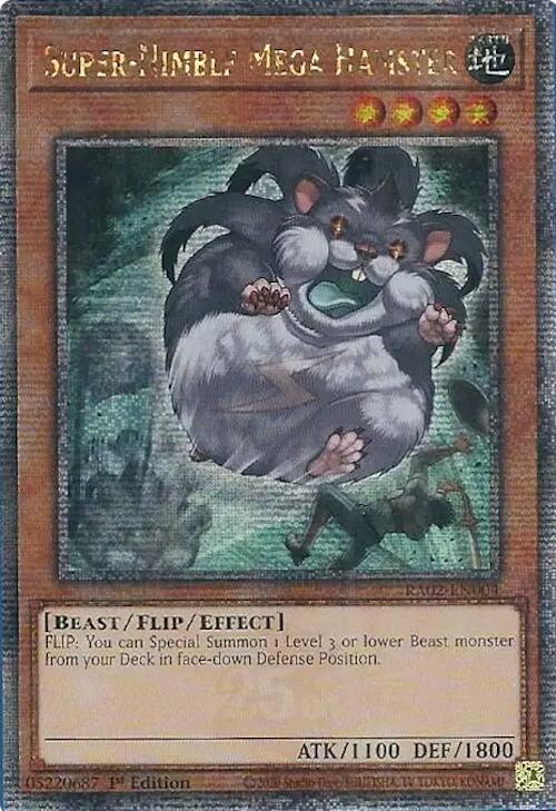 Super-Nimble Mega Hamster (Quarter Century Secret Rare) [RA02-EN004] Quarter Century Secret Rare | Deep Dive Games St. Marys